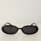 OVAL SUNNIES BLACK
