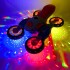 Moto Giratoria Luz Sonido Movimiento 360 Juguete Niños Variante Color Rojo Azul
