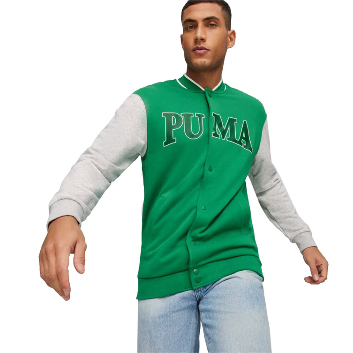 Campera Puma Squad Track de Hombre - 678971 86 - Verde 