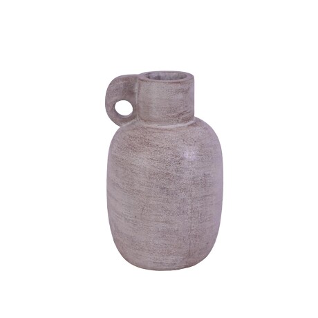 JARRÓN DECORATIVO COLT 24*24*37 TERRACOTA BLANCO BLANCO