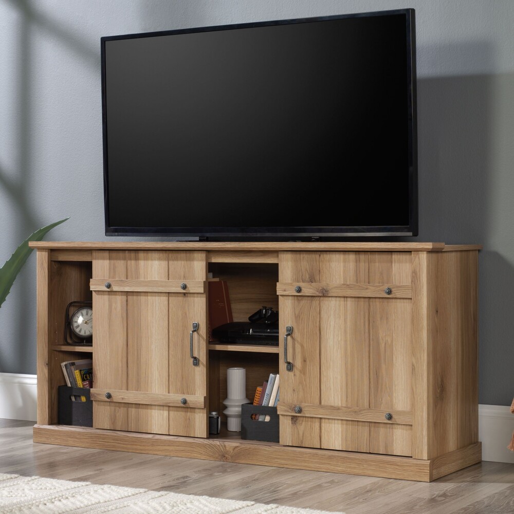 Rack para TV 70" Puertas corredizas - Sauder - Credenza Marrón