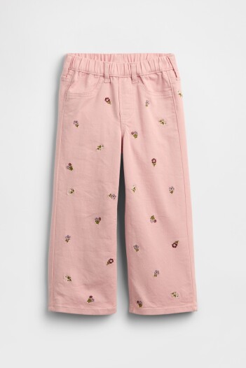 Jean Wide Leg Toddler Niña Pure Pink