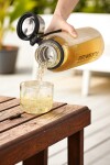 Botella de vidrio con filtro 450 ml Botella de vidrio con filtro 450 ml