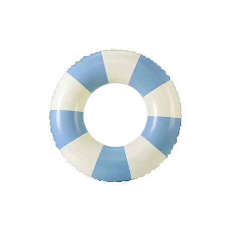 Flotador Inflable Rayas 80cm Celeste
