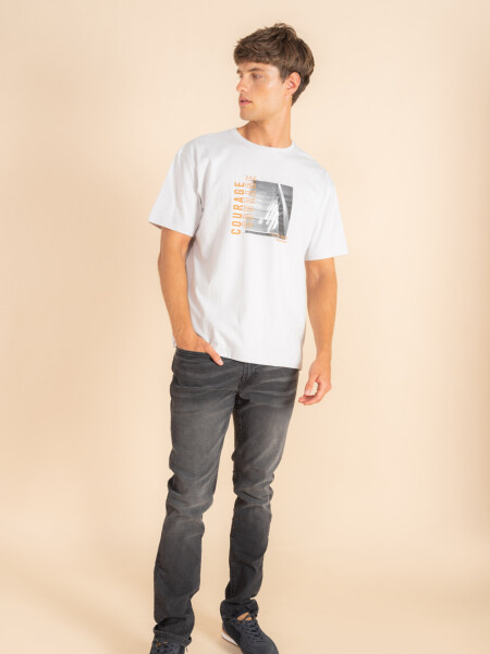 Pantalón de Jean Slim Gris