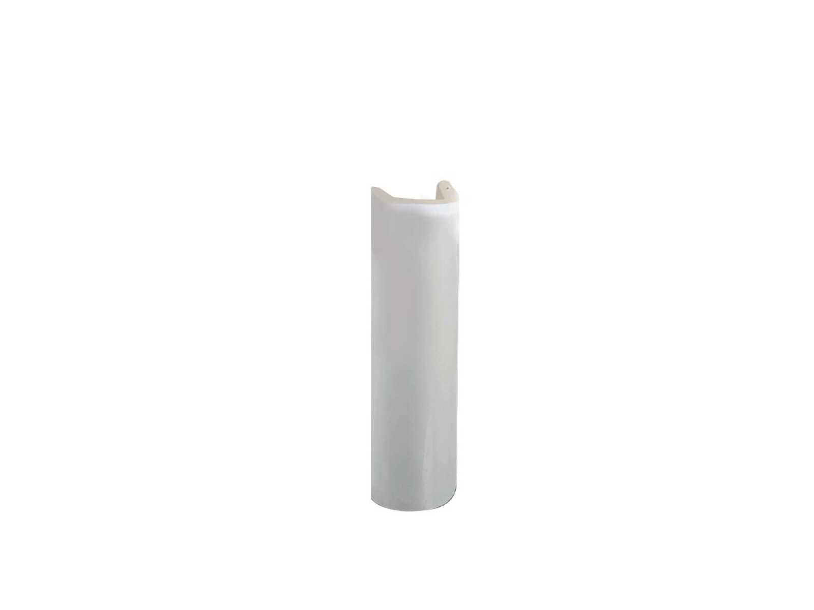 Pedestal Para Bacha De Loza Sanitaria Samite Blanco Brillo 