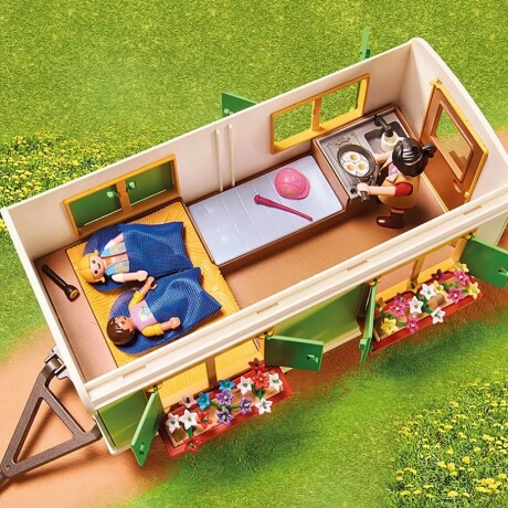 Juego Playmobil Caravana Campamento de Ponis 001