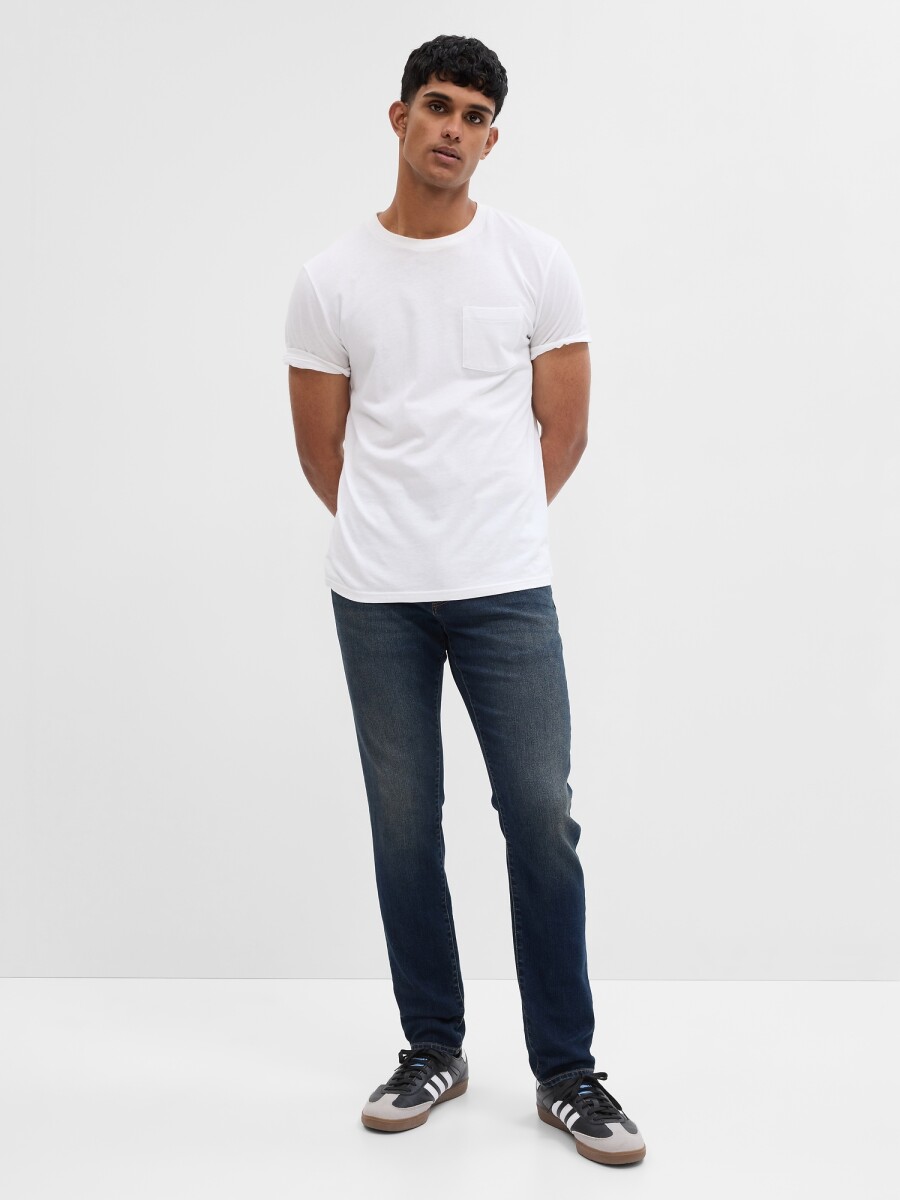 Jean Slim Soft Hombre - Dark Wash 