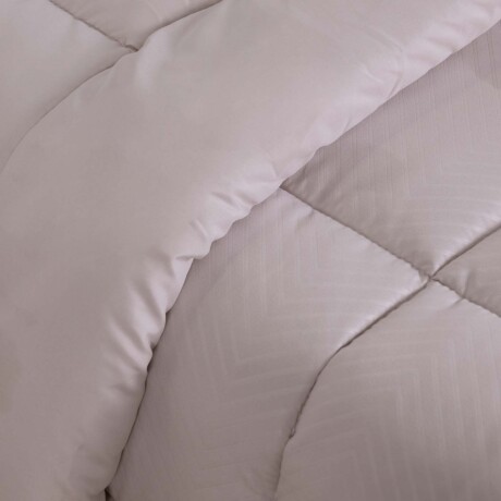 ACOLCHADO 1 PLAZA POLIESTER NATURAL-BEIGE EMBOSSED MANTECA