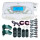 Electroestimulador Ondas Rusas 20 Electrodos Profesional Rey Blanco
