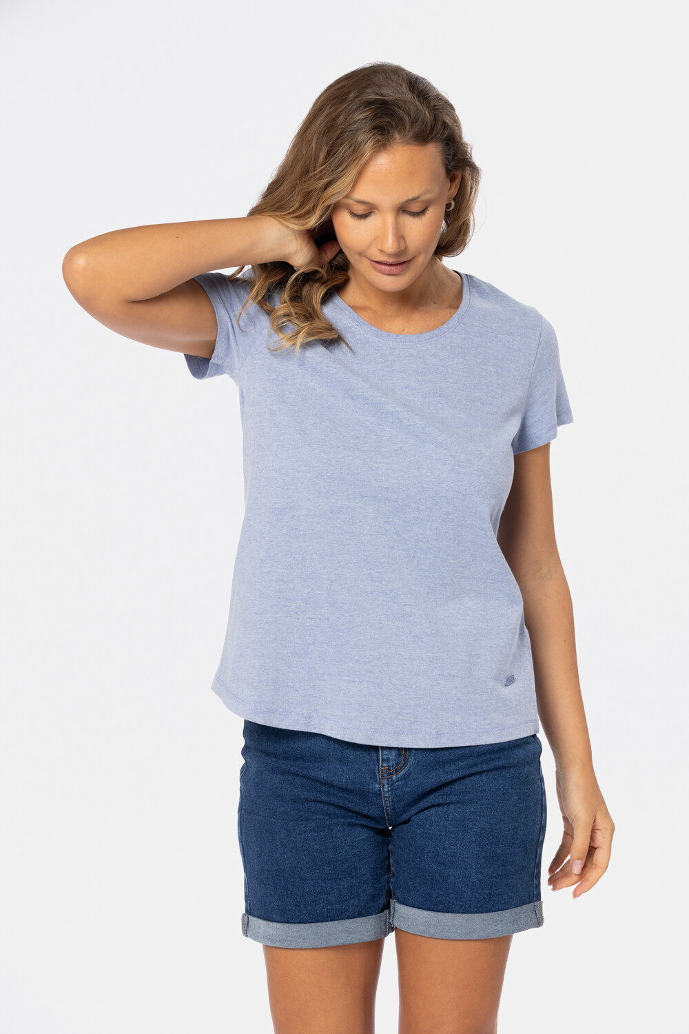 REMERA BÁSICA DE ALGODÓN Denim