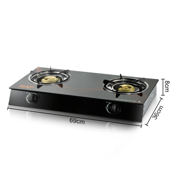 Anafe A Gas Encimera 2 Quemadores R8051 ANAFE RAF 2 QUEMADORES A GAS R8051