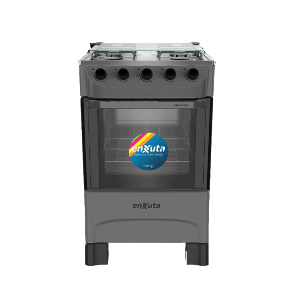 COCINA SUPERGAS 4 HORNALLAS TITANIO CON TERMOCUPLA - ENXUTA COCINA SUPERGAS 4 HORNALLAS TITANIO CON TERMOCUPLA - ENXUTA
