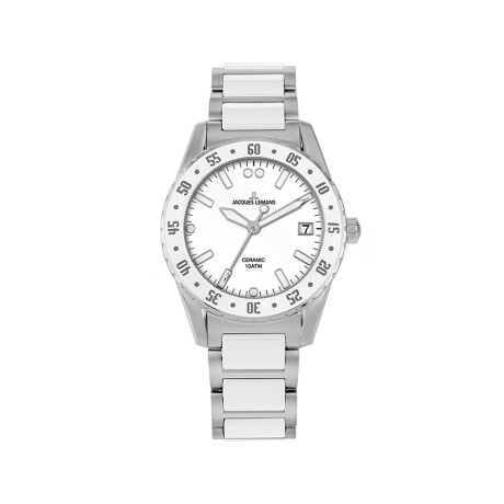 Reloj Jacques Lemans 42-12J Dama Acero y Cerámica