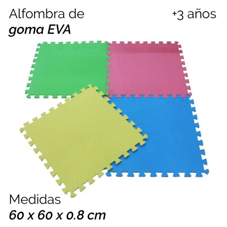 Alfombra Goma Eva X4 Gde 60x60 2942 Alfombra Goma Eva X4 Gde 60x60 2942