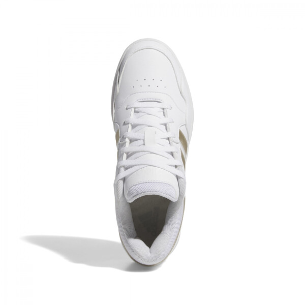 Championes Adidas Basket HOOPS 3.0 BOLD W de Mujer - JI3457 Blanco-dorado