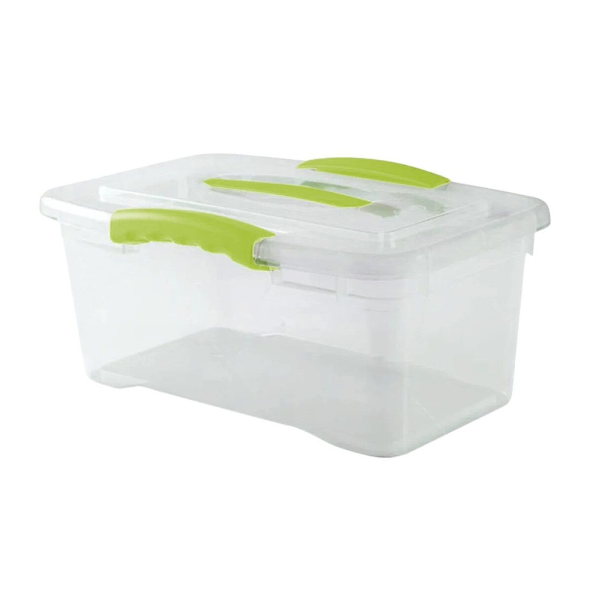 Caja Organizadora WenBox con Trabas Laterales 6 Litros - Transparente 