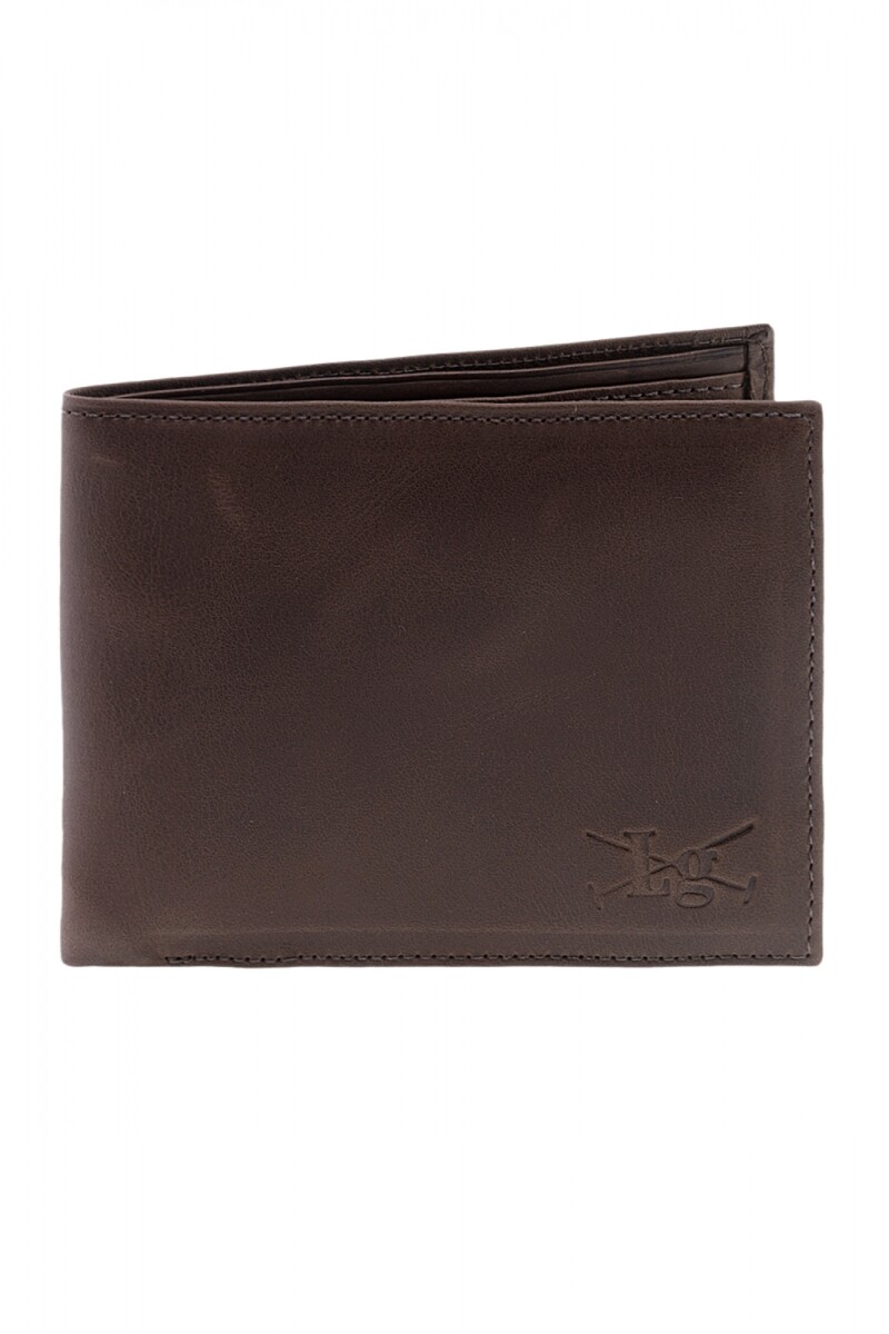 Billetera Cuero - Marron 