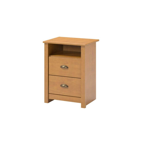 Mesa de Luz Madera maciza Linea Colonial Marron