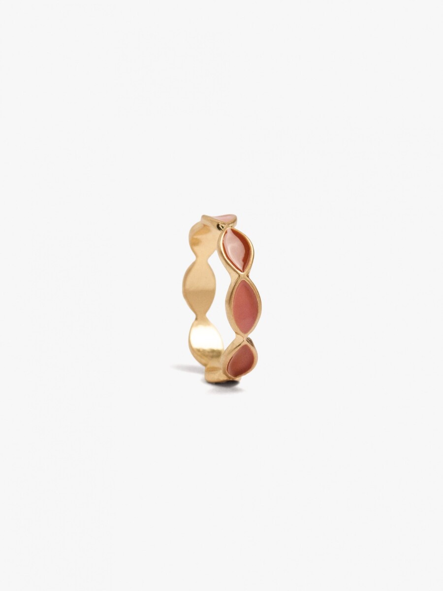 Anillo Con Esmalte multicolor