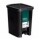 Tarro Papelera Basura Residuos c/ Pedal 12Lt Línea Paramount Negro