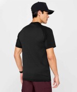 Polo Manga Corta Fit The Training Day Tee Hombre Black