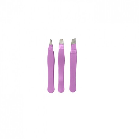 Mini pinza de cejas violeta