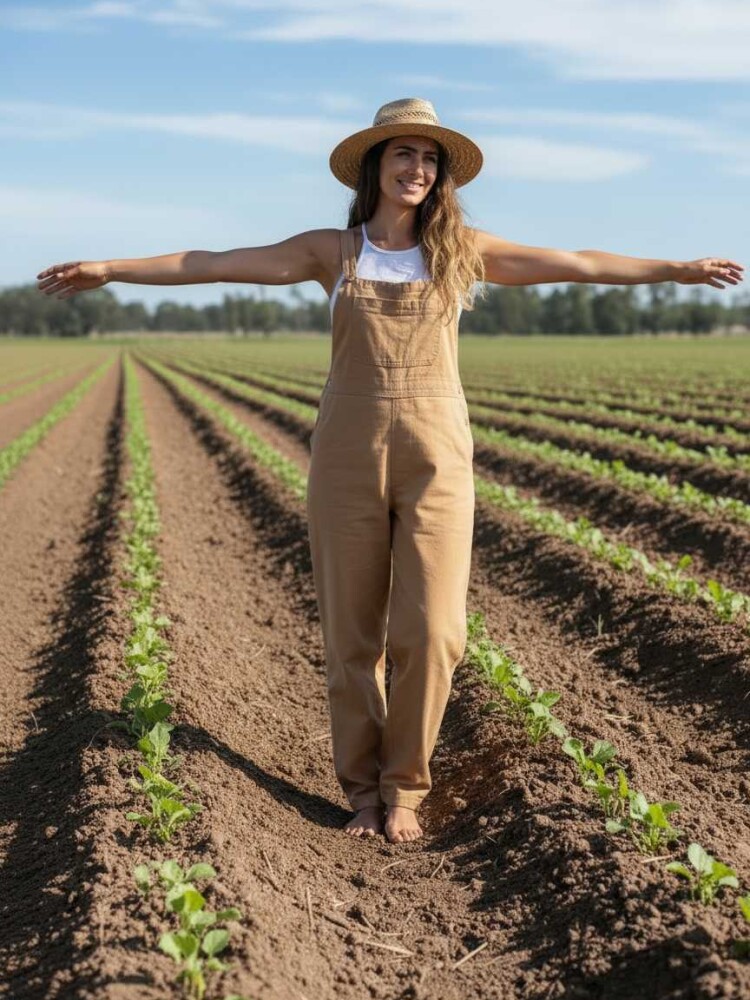 Parquero gabardina Beige