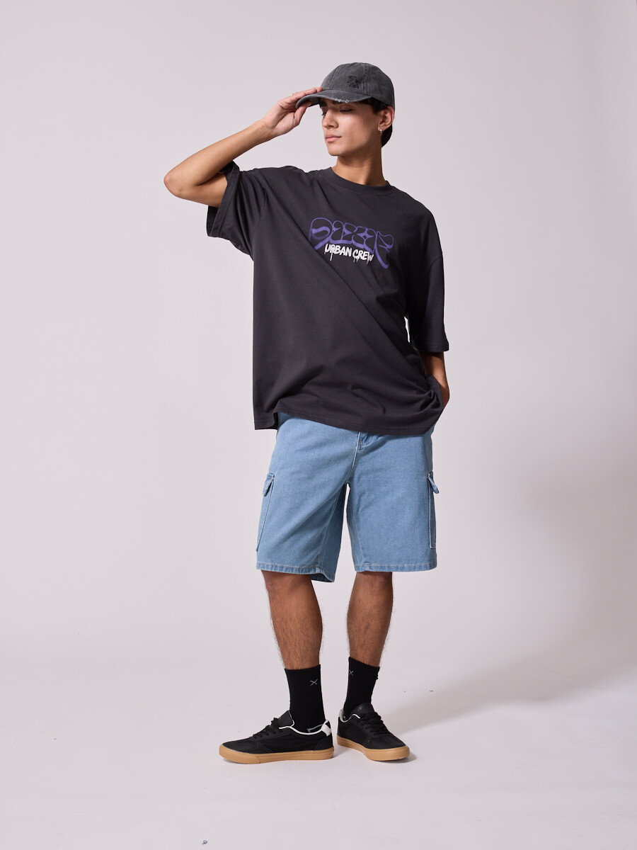 T-SHIRT MITON DIXIE Gris Oscuro