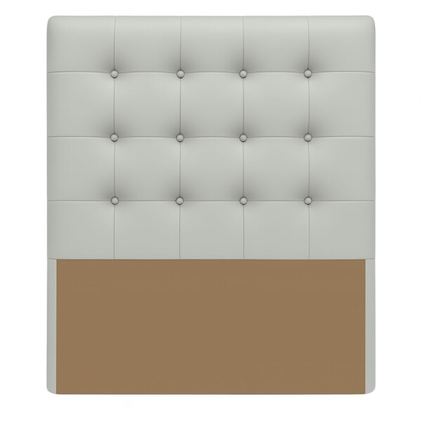 RESPALDO 1 PLAZA (0.90 MTS) - PU GRIS CLARO RESPALDO 1 PLAZA (0.90 MTS) - PU GRIS CLARO