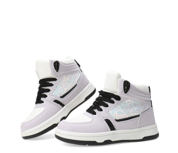 Deportivo CANEA estilo bota con glitter Lilac