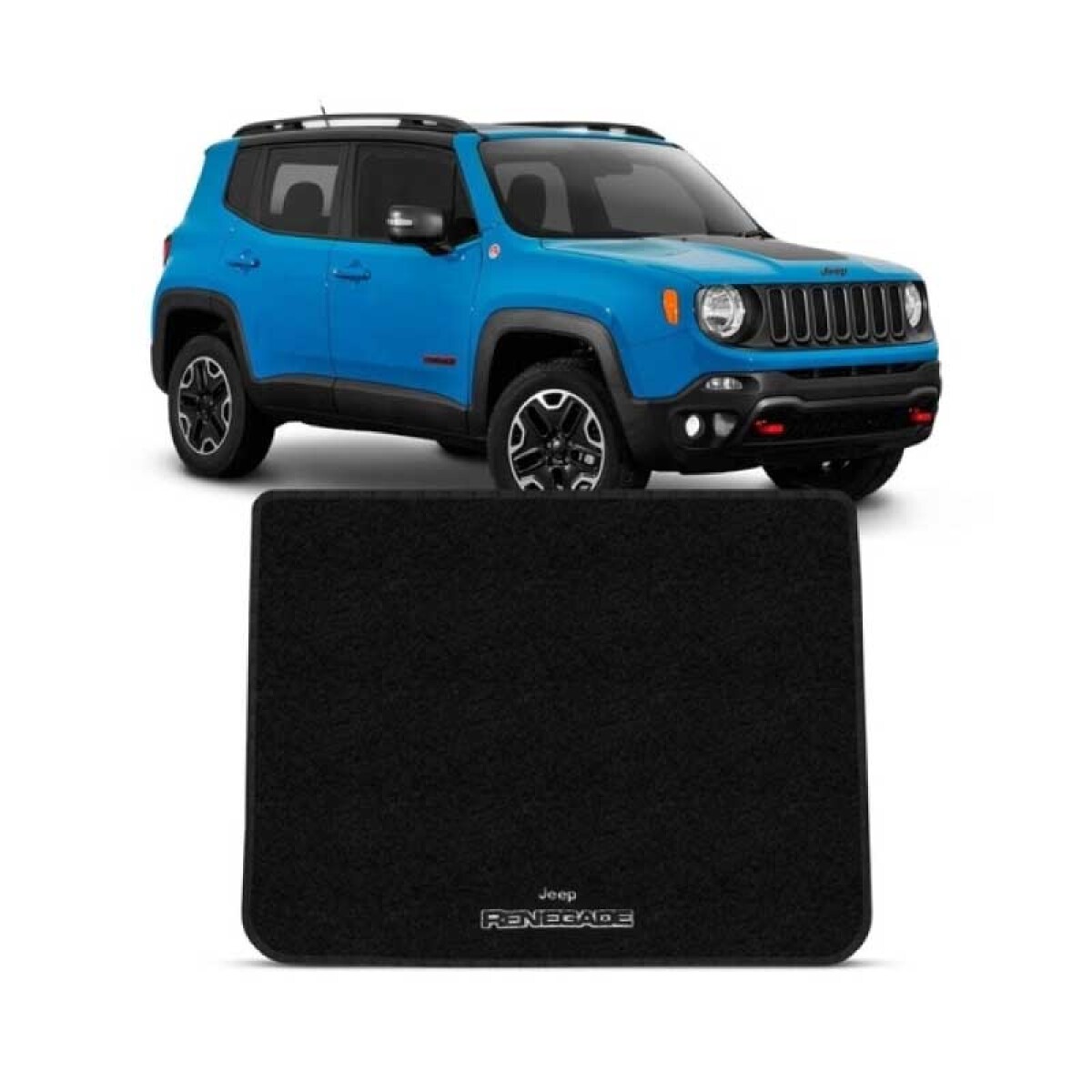 Alfombra De Baúl Jeep Renegade De Fieltro 