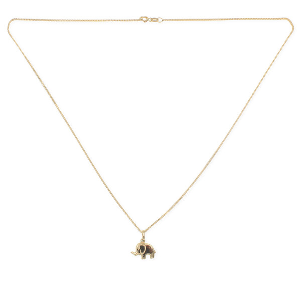 Colgante Elefante de oro amarillo 18k - Sin cadena Colgante Elefante de oro amarillo 18k - Sin cadena