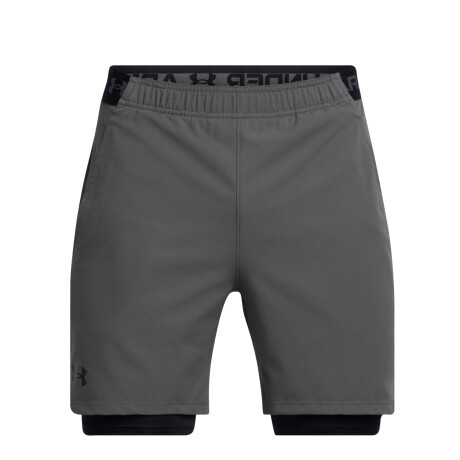 Short de Hombre Under Armour Vanish Woven 2en1 Gris