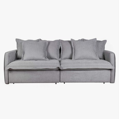 SOFÁ CAMA 3 CUERPOS TELA GRIS VERONA