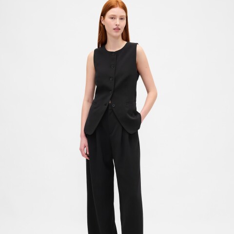 365 HR WIDE LEG - TRIBECA TWILL BLACK 1