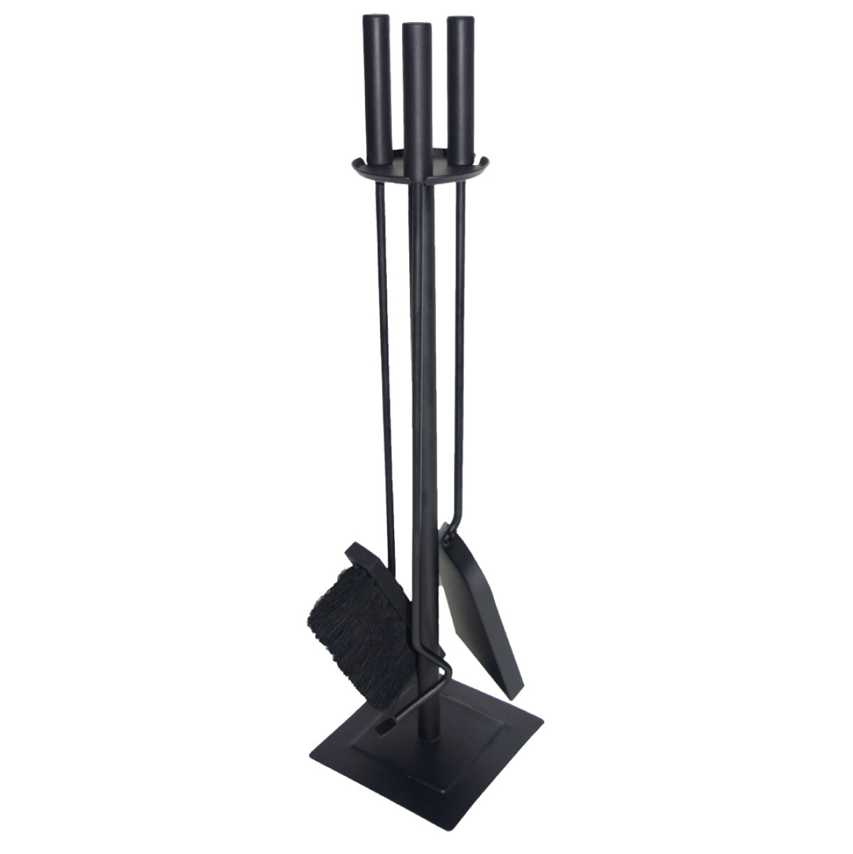 JUEGO ATIZADOR 4 PZAS NEGRO BASE CUAD AG229 KASSEL ++ - N/a 
