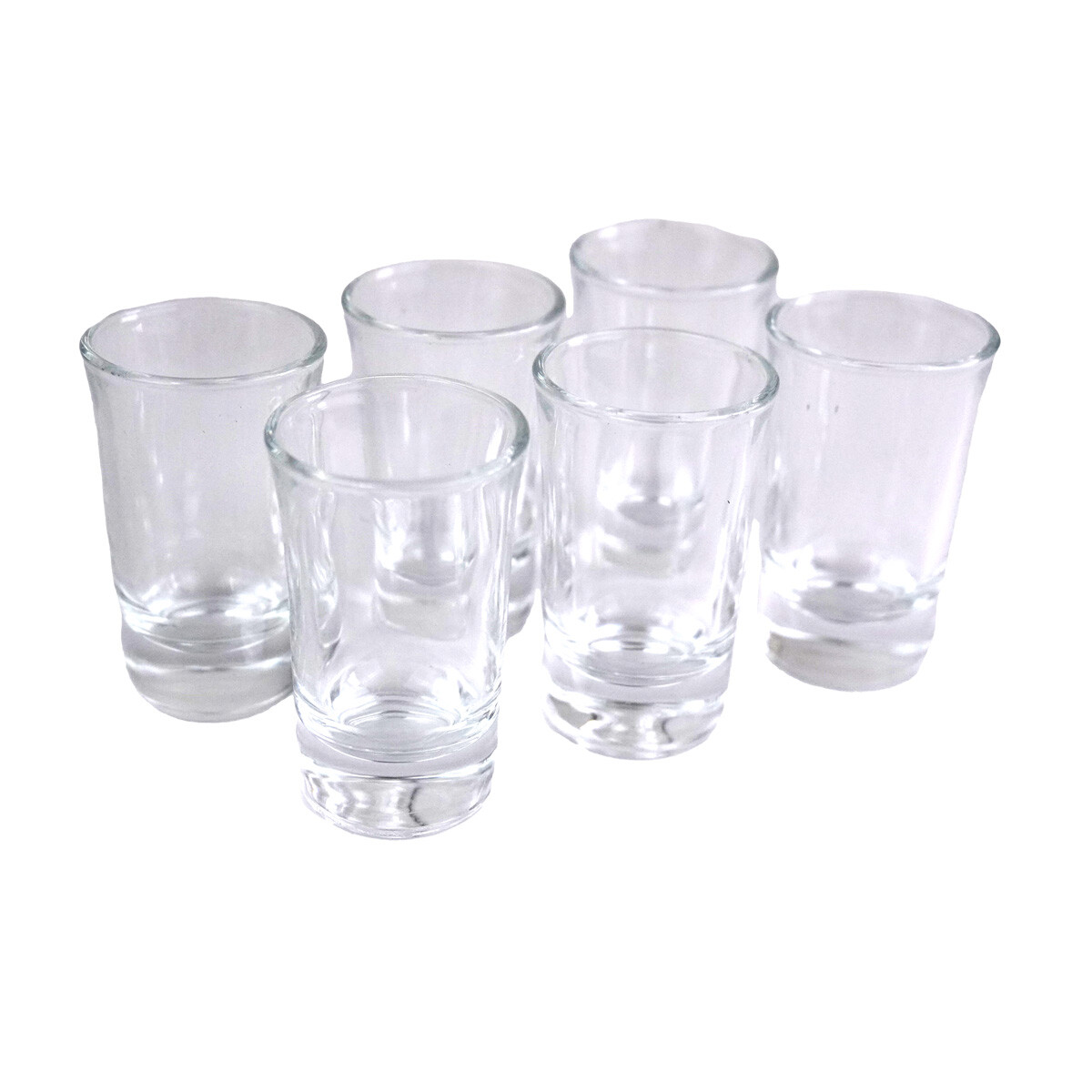 VASO SHOT VIDRIO X6PCS 