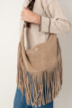 Cartera fede Beige gamuza