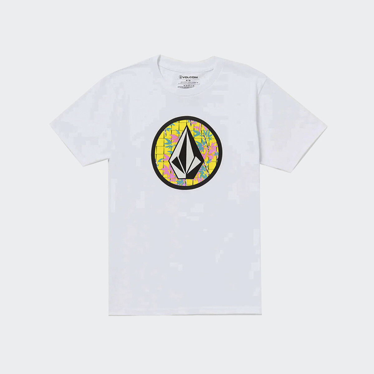 Remera Volcom Circle Stone - Blanco 