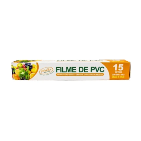 Papel Filme MELLO de PVC 15mts Papel Filme MELLO de PVC 15mts