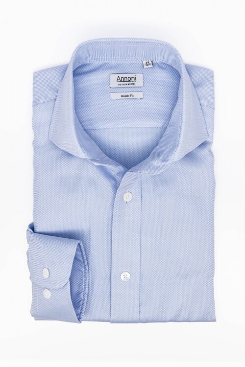 Camisa Annoni Royal Oxford Italian Collar Camisa Annoni Royal Oxford Italian Collar