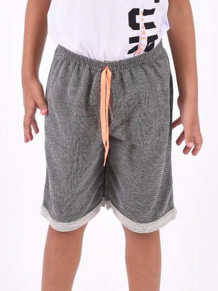 SHORT DENIM GRIS OSCURO
