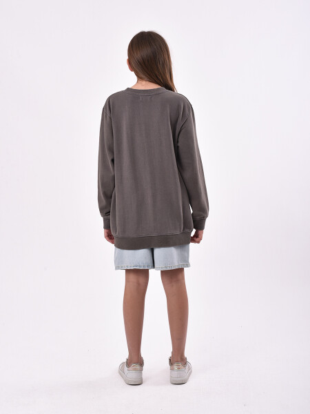 BUZO MILA GRIS OSCURO