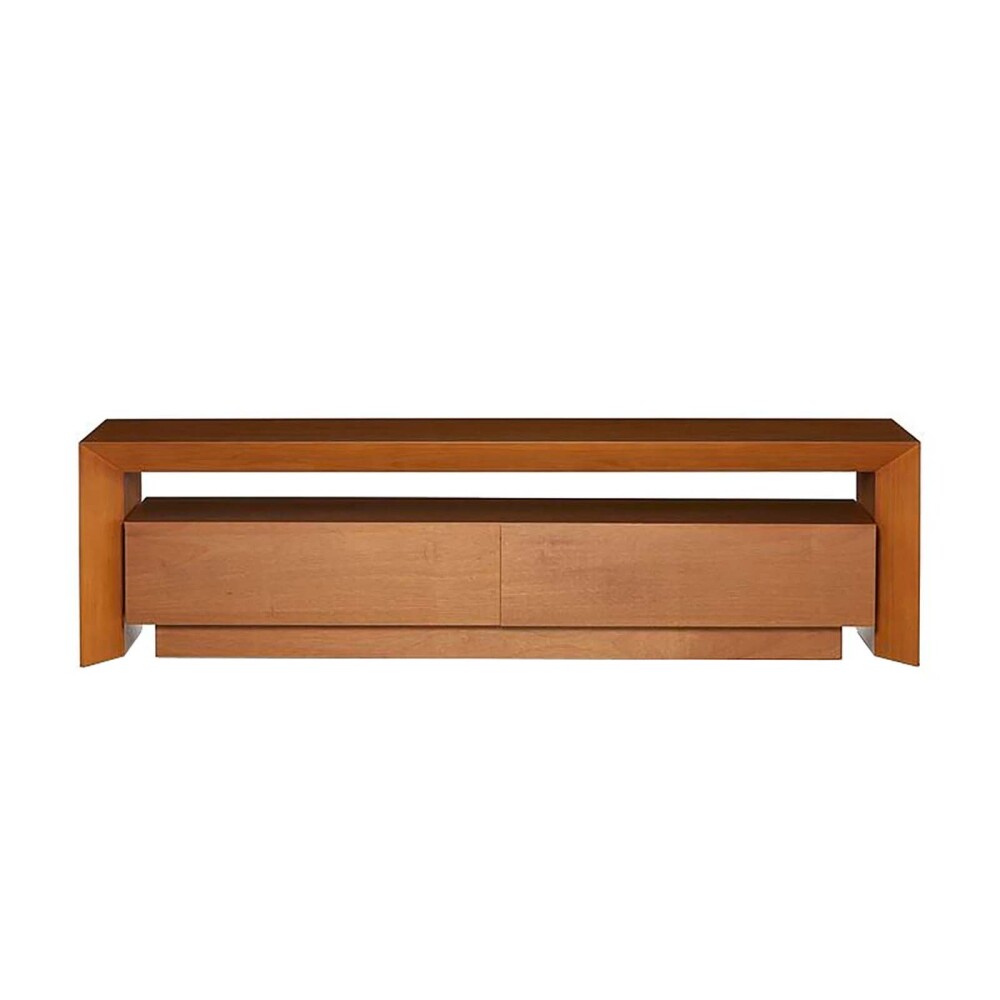 MUEBLE DE TV MDF-Y-MADERA MARRON ROSA CASTAÑO