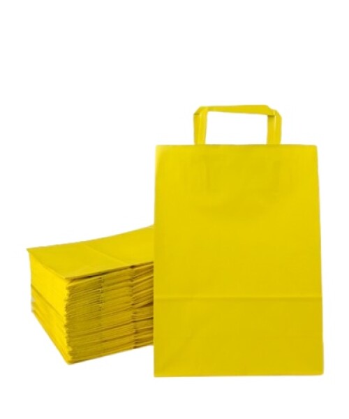 Pack x 200 - bolsa lisa 22x10x30 cm. AMARILLO