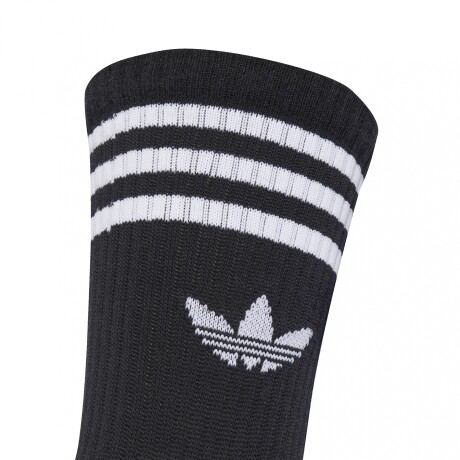 MEDIAS adidas TREFOIL CUSHION 3 TIRAS BLACK