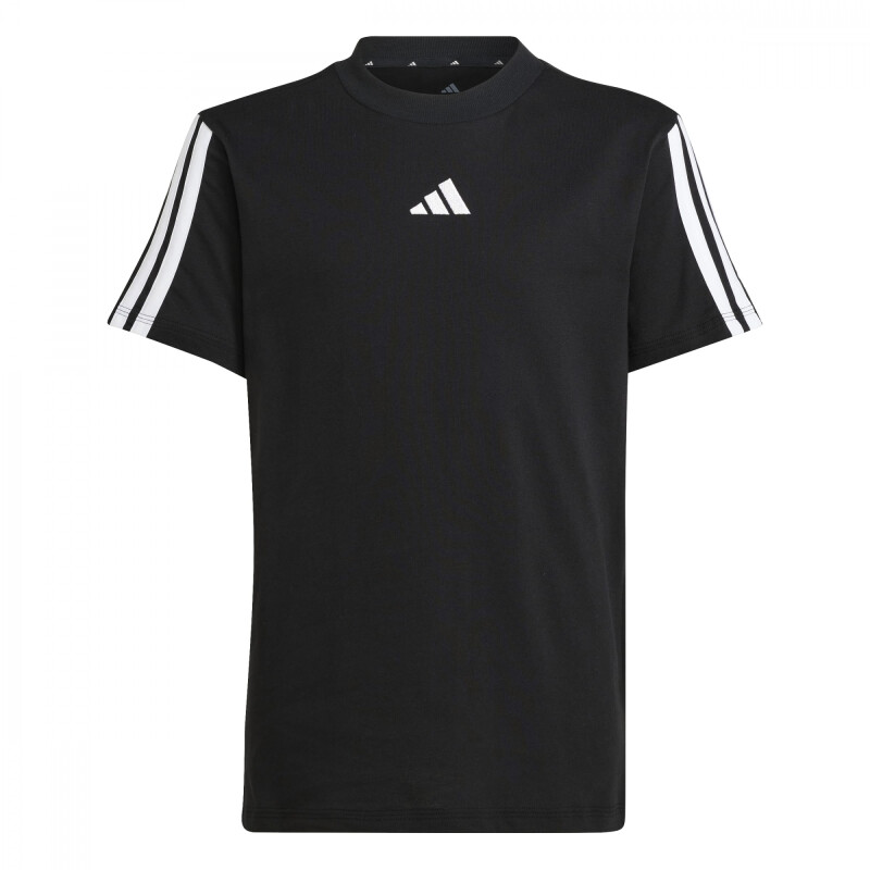 Remera Adidas J 3S TEE 160 Niños JD6487 Negro-blanco