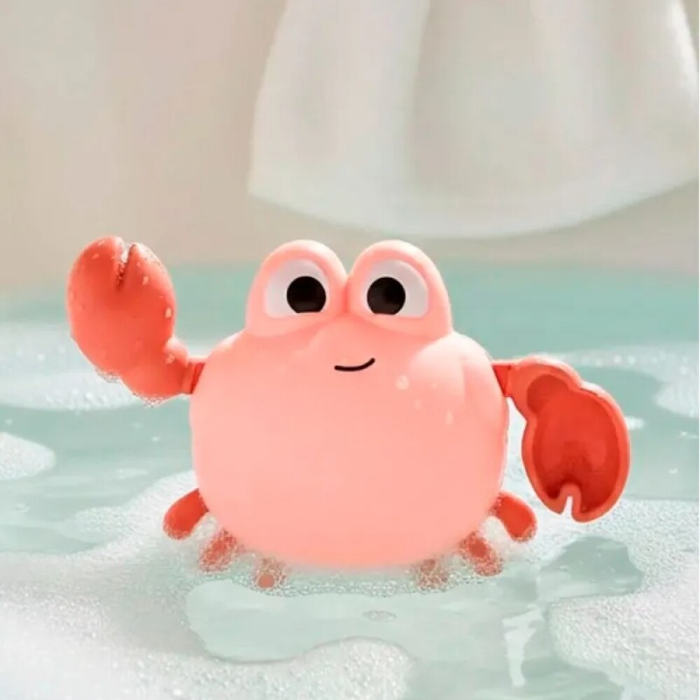 Cangrejo nadador P&F para jugar en el baño rosado