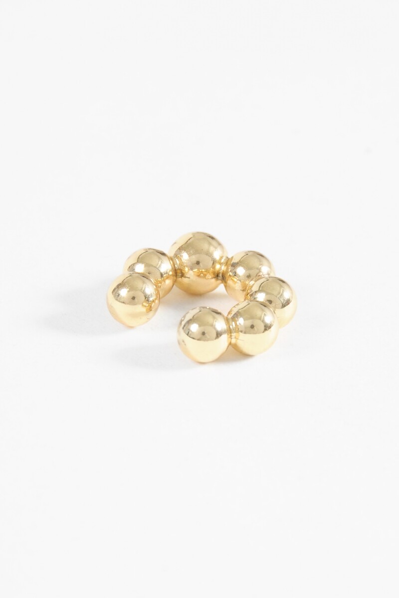 Earcuff borlas dorado